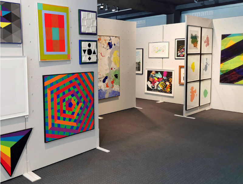 La galerie Germann à Zürich organise des ventes aux enchères des lithographies d'Art Pousse Caillou